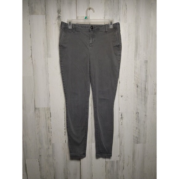 Eddie Bauer Slightly Curvy Skinny Jeans Size 4 Gray - Picture 1 of 11